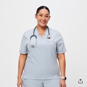 FIGS Dusty Blue scrub set